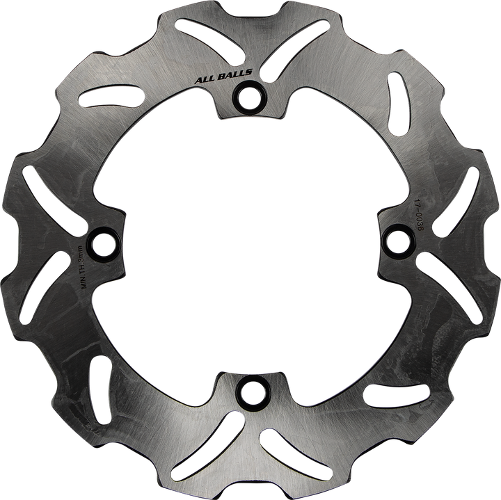 All Balls 18-0036 Slotted Wave Brake Rotor for Honda