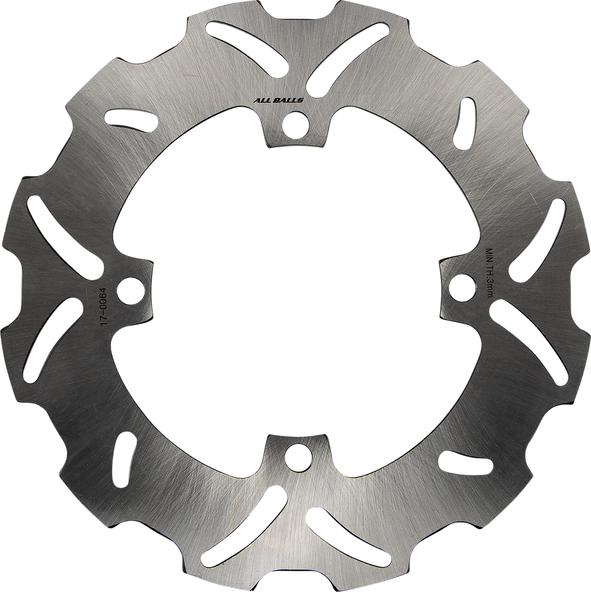All Balls 18-0064 Slotted Wave Brake Rotor for Kawasaki and Suzuki