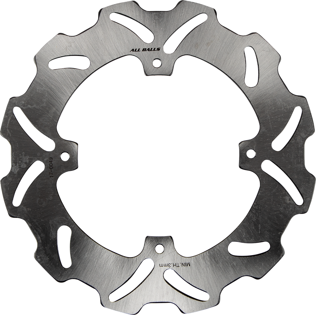 All Balls 18-0049 Slotted Wave Brake Rotor for Honda