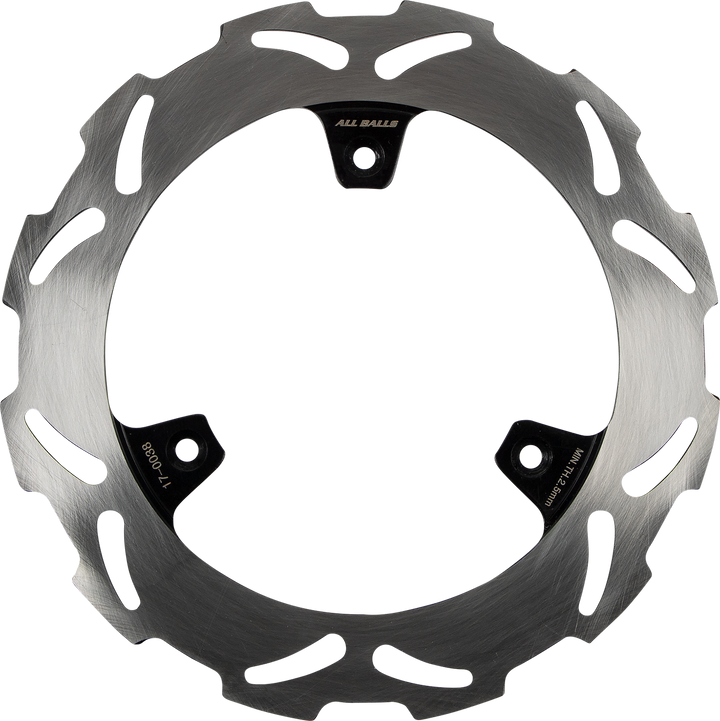 All Balls 18-0038 Slotted Wave Brake Rotor for Suzuki and Yamaha