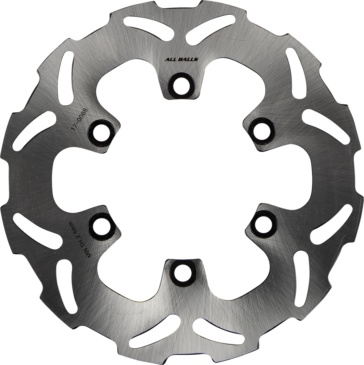 ALL BALLS 18-0068 Slotted Wave Brake Rotor for Kawasaki and Suzuki