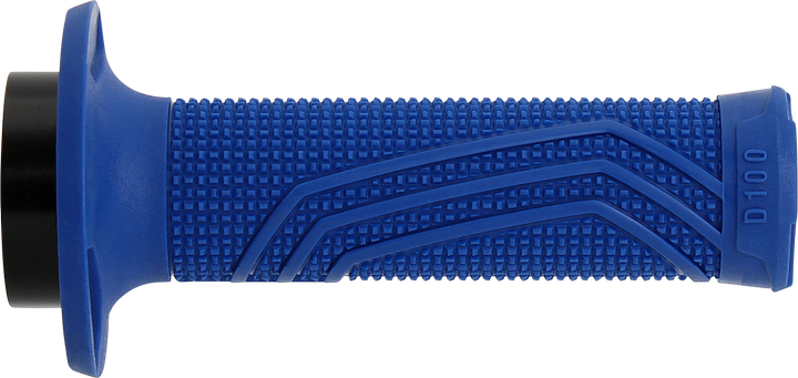 DOMINO D100 D-Lock Blue Motorcycle Grips, Part Number D10046C4800A9-0