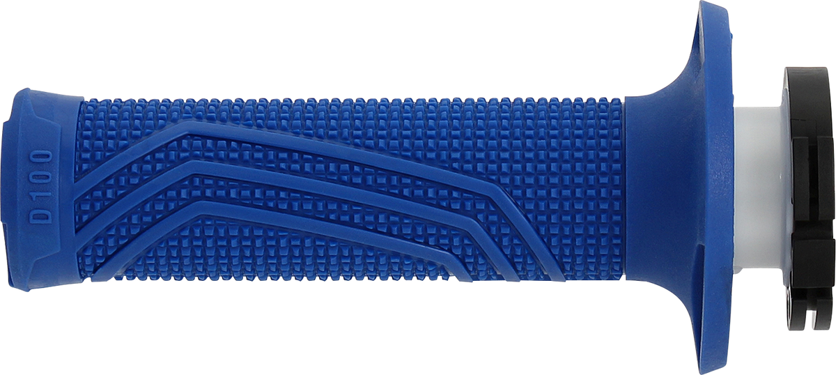 DOMINO D100 D-Lock Blue Motorcycle Grips, Part Number D10046C4800A9-0