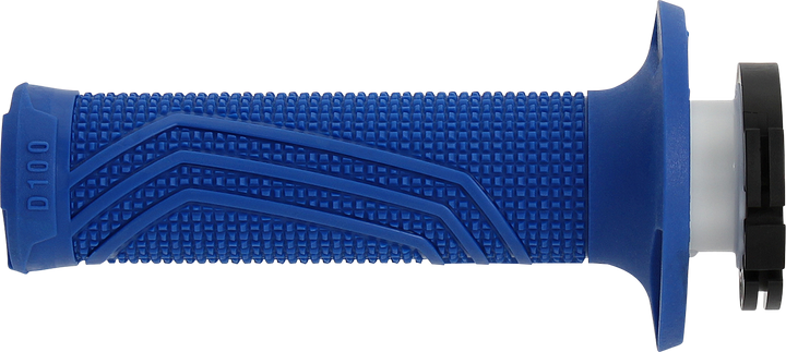DOMINO D100 D-Lock Blue Motorcycle Grips, Part Number D10046C4800A9-0