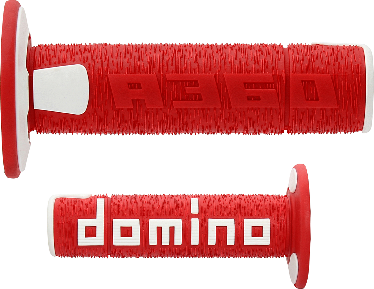 G2 Ergonomics A360 Off-Road Grips, Red and White, Part Number A36041C4246A7-0