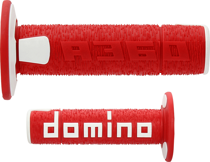 G2 Ergonomics A360 Off-Road Grips, Red and White, Part Number A36041C4246A7-0