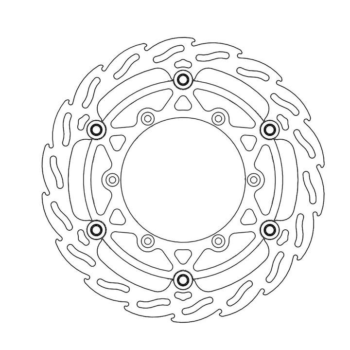MOTO-MASTER Flame Front Brake Rotor 112087-PU