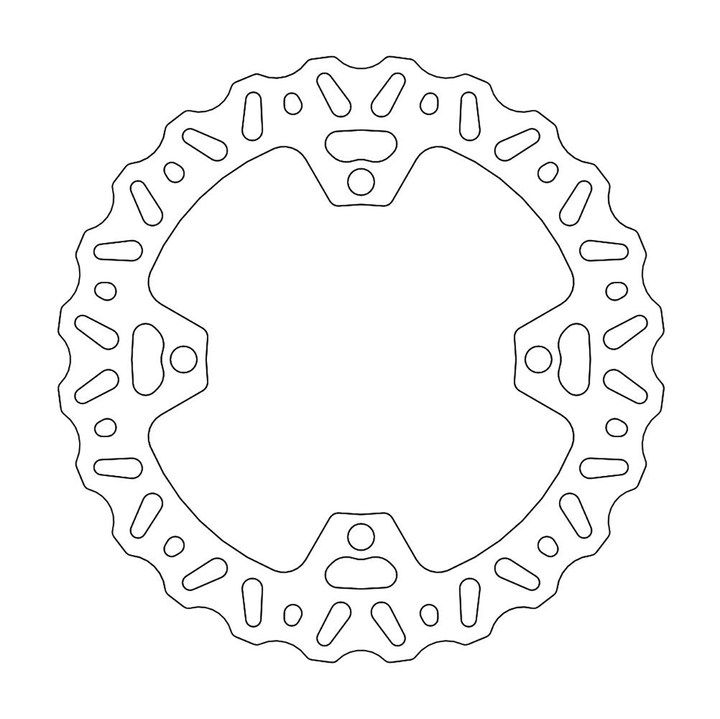 MOTO-MASTER 110358-PU Rear Brake Rotor for Nitro