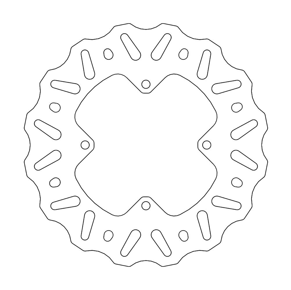 MOTO-MASTER 110360-PU Rear Brake Rotor for Nitro