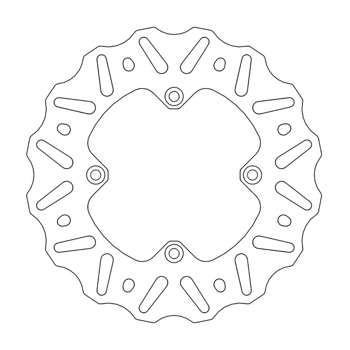 MOTO-MASTER 110366-PU Rear Brake Rotor for Nitro