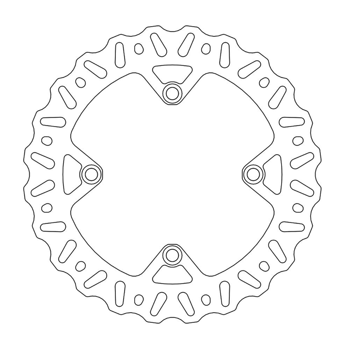 MOTO-MASTER 110405-PU Rear Brake Rotor for Nitro