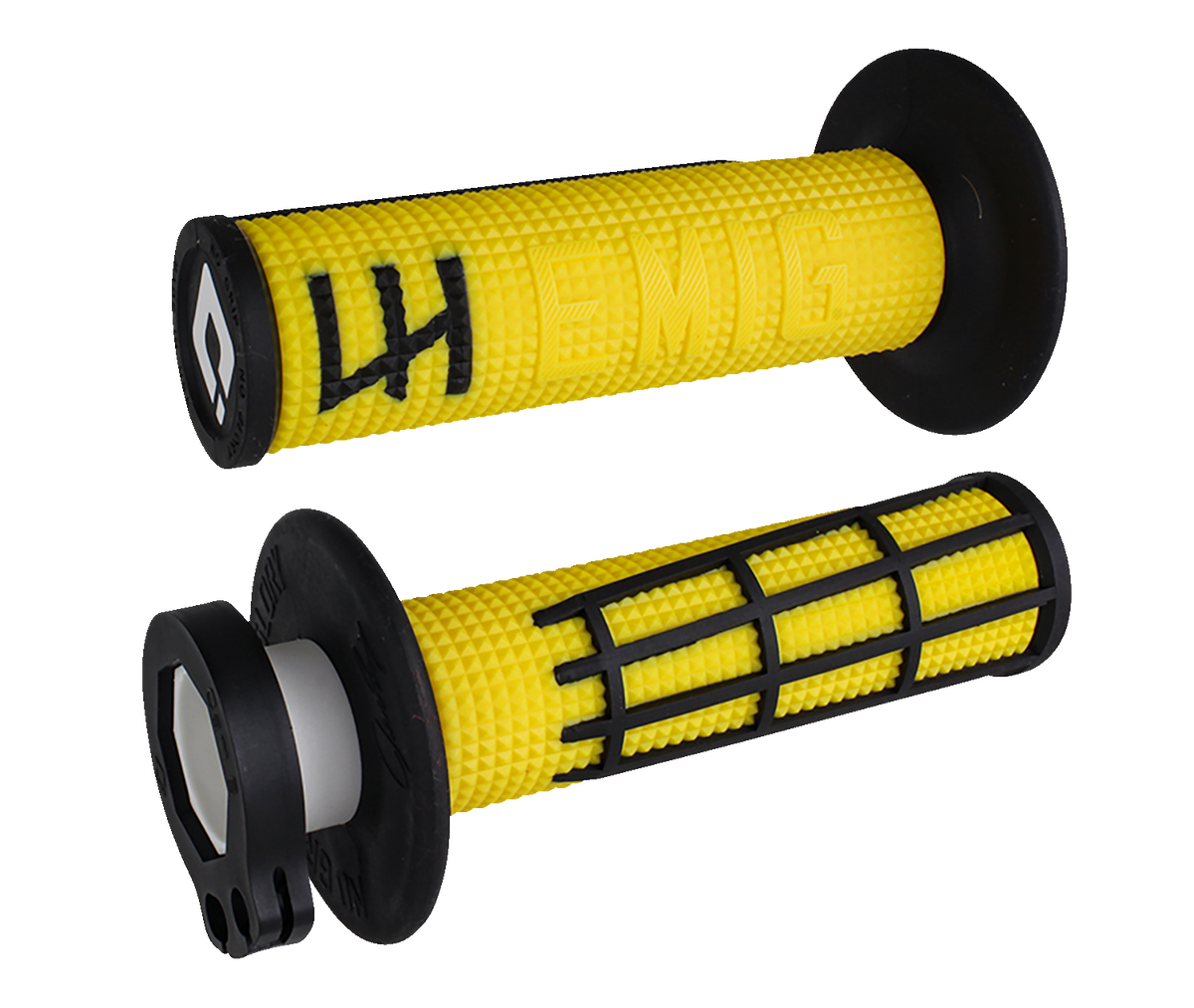 ODI Emig 2.0 Lock-On Motorcycle Grips Yellow/Black H36E2YB