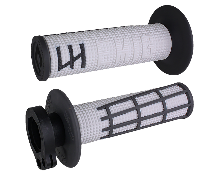 ODI Emig 2.0 Lock-On Grips White/Graphite H36E2WH