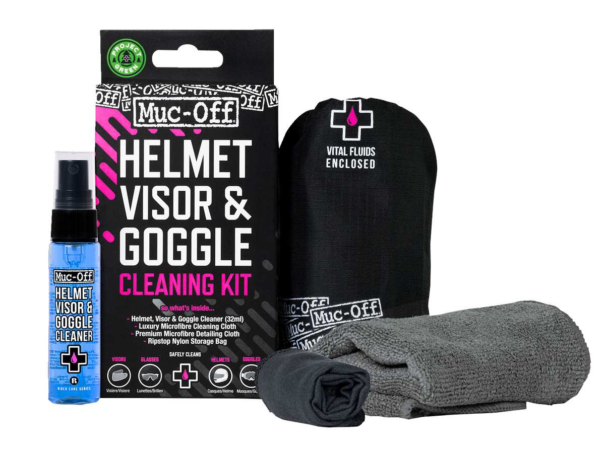 MUC-OFF USA Visor, Lens & Goggle Cleaning Kit