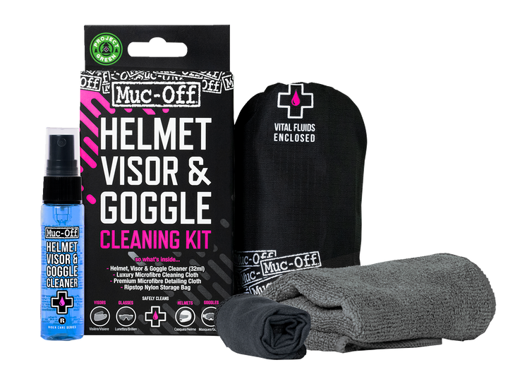 MUC-OFF USA Visor, Lens & Goggle Cleaning Kit