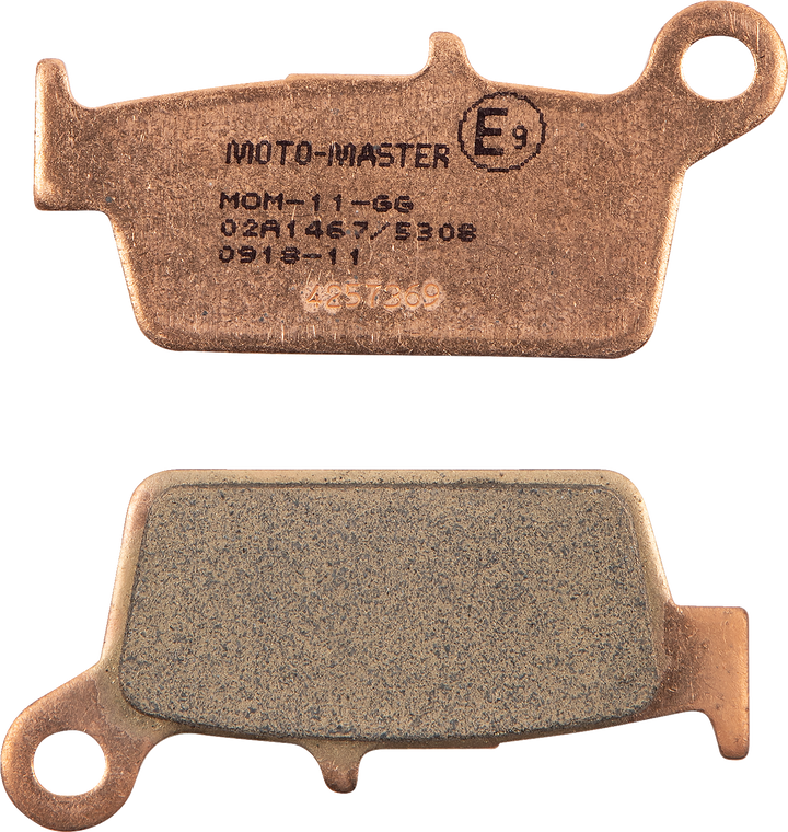 MOTO-MASTER Racing Series Sintered Metal Brake Pads 91811-PU