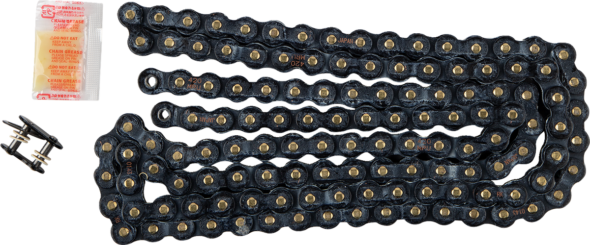 RK BL420MRU-130 420 MRU Sealed Chain, 130 Links, Black