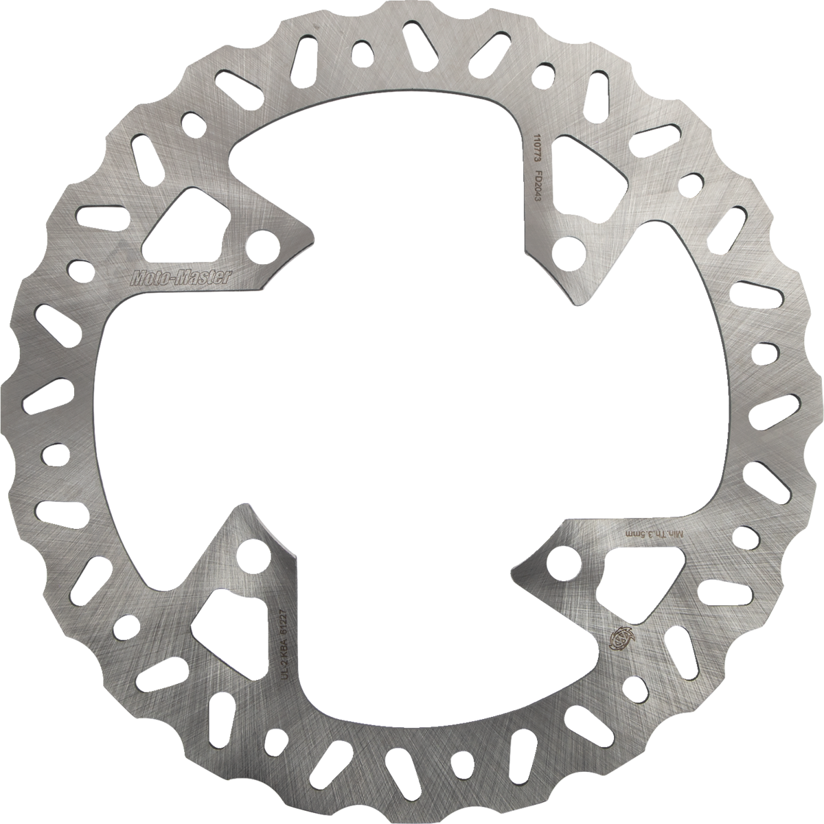 MOTO-MASTER 110773-PU Rear Brake Rotor for Nitro