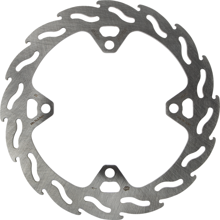 MOTO-MASTER Flame Rear Brake Rotor 110253-PU