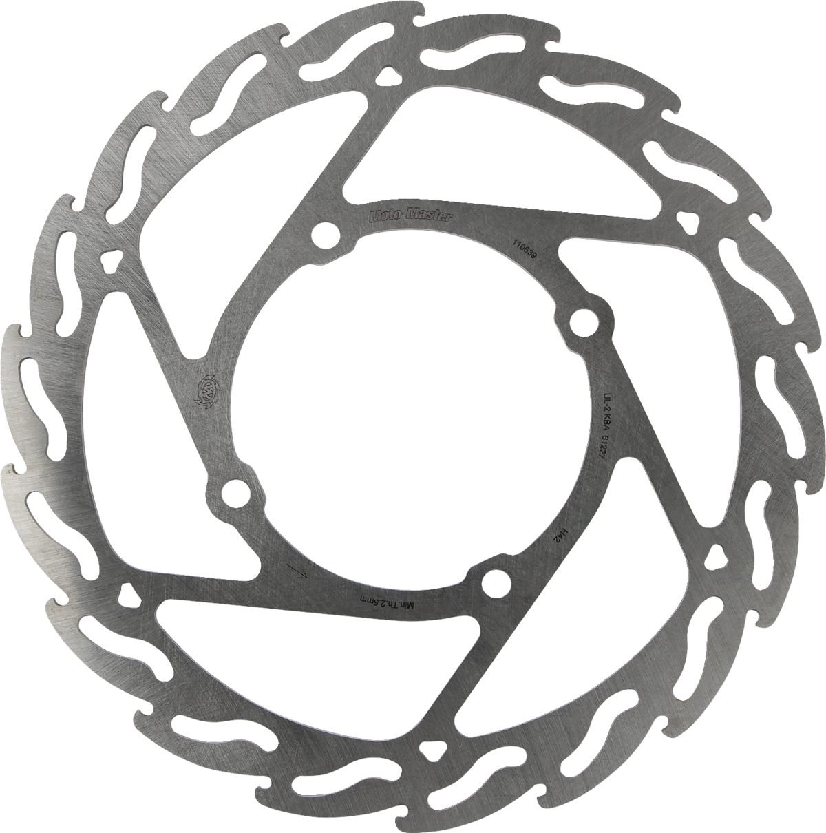 MOTO-MASTER Flame Front Brake Rotor 110639-PU