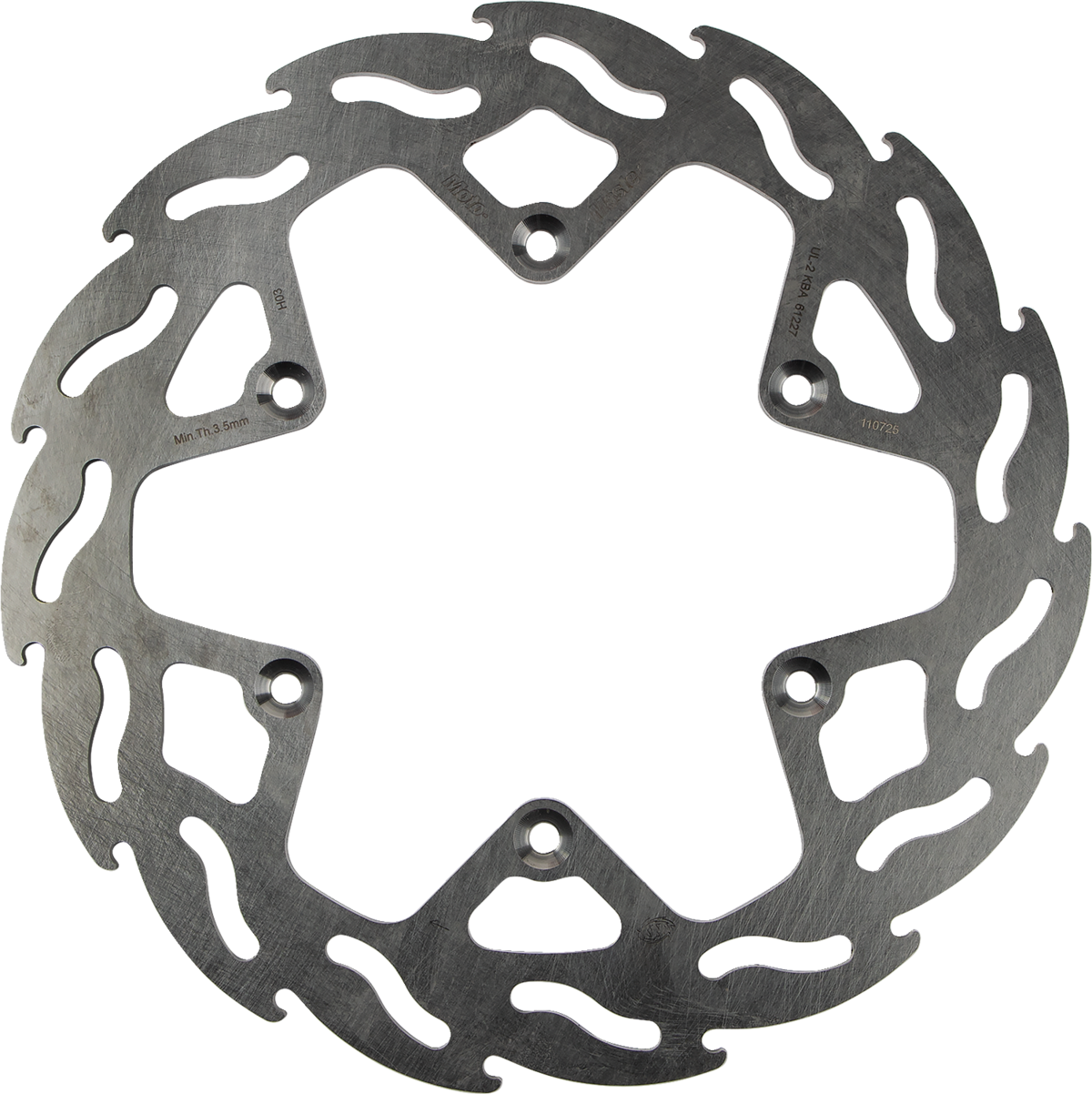 MOTO-MASTER Flame Rear Brake Rotor 110725-PU