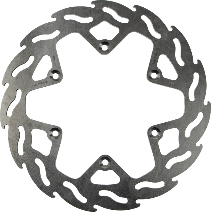 MOTO-MASTER Flame Rear Brake Rotor 110725-PU