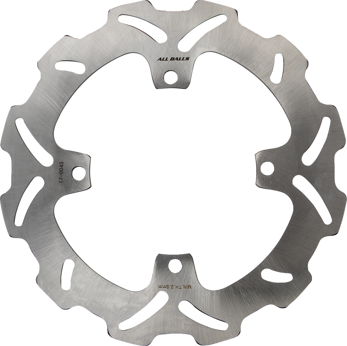 All Balls 18-0043 Slotted Wave Brake Rotor for Suzuki