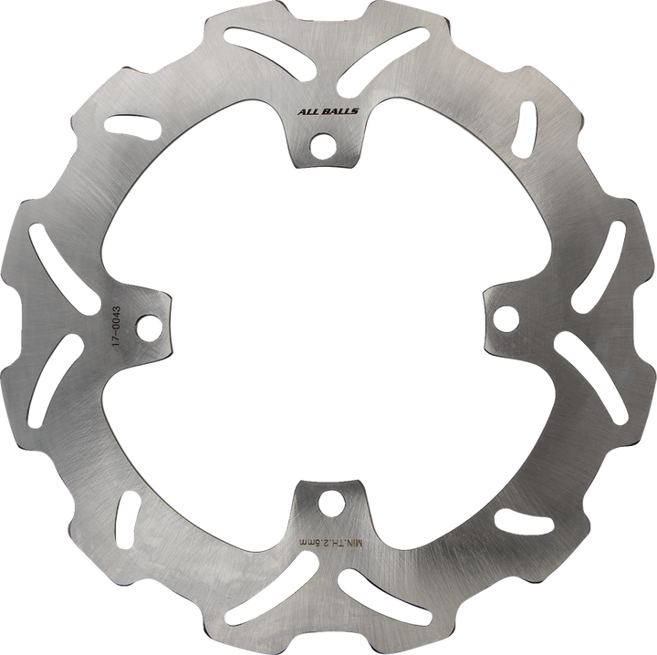 All Balls 18-0043 Slotted Wave Brake Rotor for Suzuki
