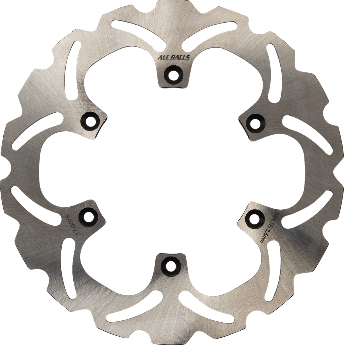 ALL BALLS 18-0075 Slotted Wave Brake Rotor for Yamaha