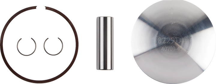 Wossner 8229DA Piston Kit, 3.501 in Bore for Honda