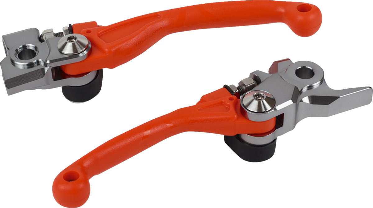 Polisport Pivot Unbreakable 3-Finger Lever Set for 2016 KTM, Orange, Part 8487200034