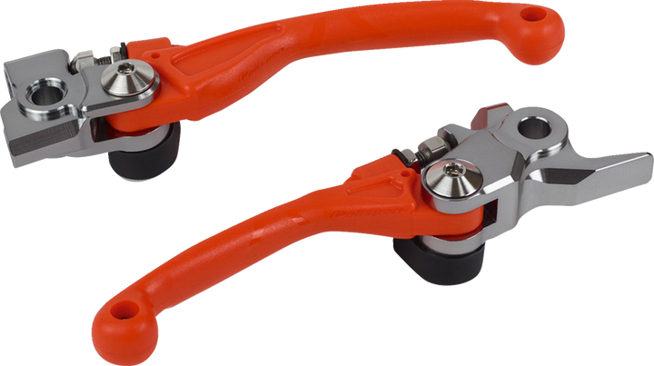 Polisport Pivot Unbreakable 3-Finger Lever Set for 2016 KTM, Orange, Part 8487200034