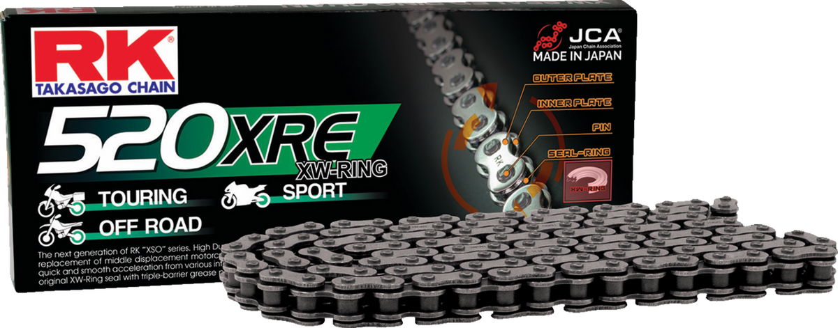 RK 520XRE-110 XRE Drive Chain, 110 Links