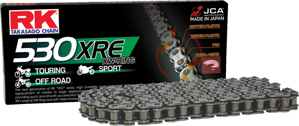 RK 530XRE-110 XRE Drive Chain, 110 Links