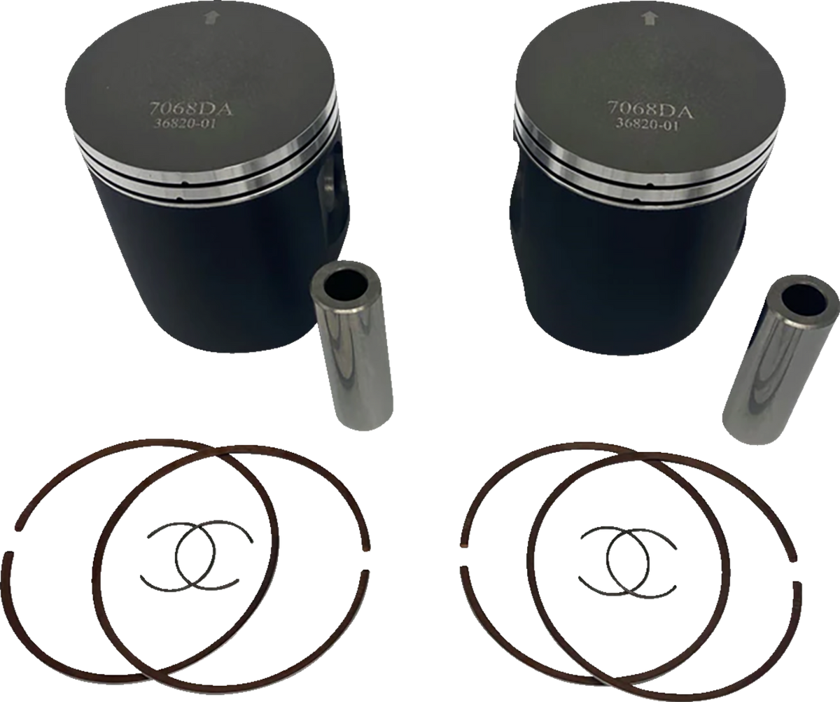 WOSSNER Piston Kit - 81.84 mm - Ski Doo 850 E-TEC Engine Type K7069DA-2