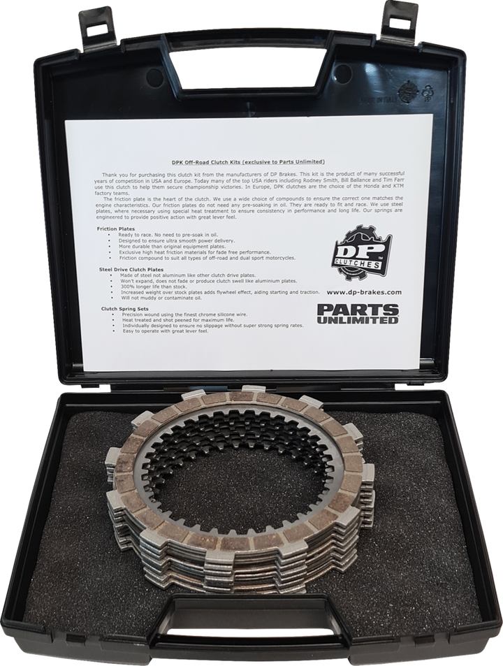 DP Brakes DPK263 Clutch Kit for Kawasaki KX 250 and KX 250X