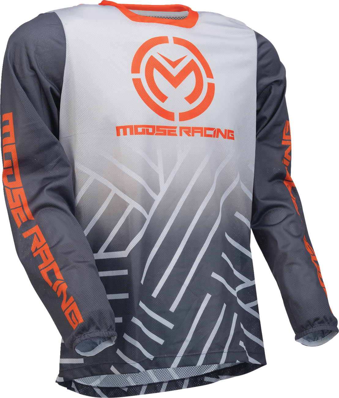 Moose Racing Sahara Jersey - Gray/Orange