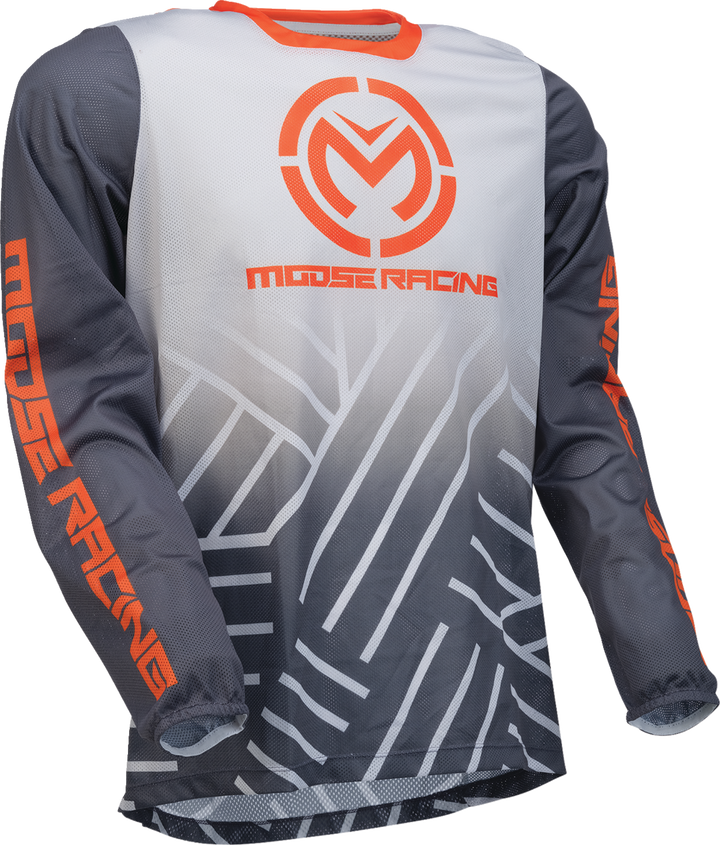 Moose Racing Sahara Jersey - Gray/Orange