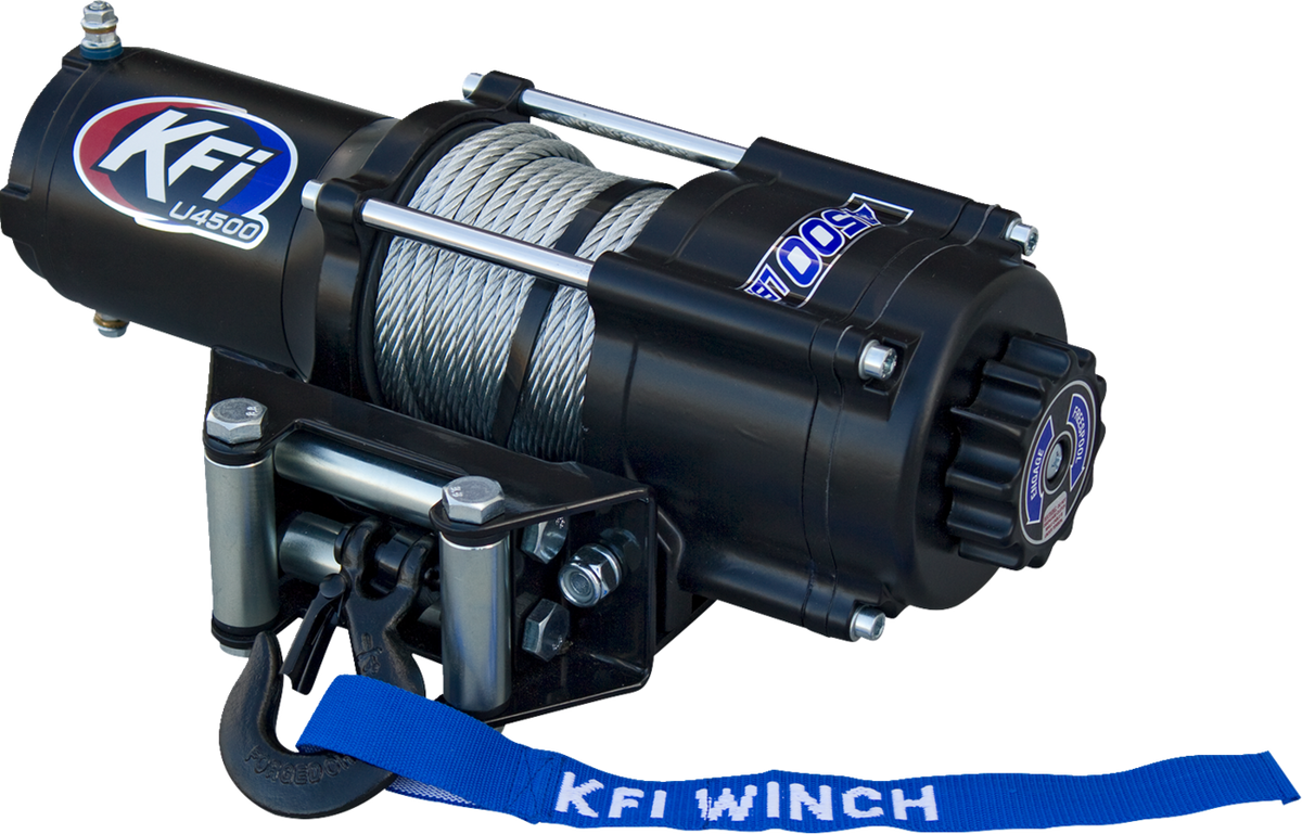 KFI PRODUCTS U45-R2 Winch - 4500 lb - 38' Steel Cable U45-R2