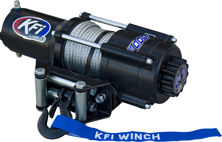KFI PRODUCTS U45-R2 Winch - 4500 lb - 38' Steel Cable U45-R2
