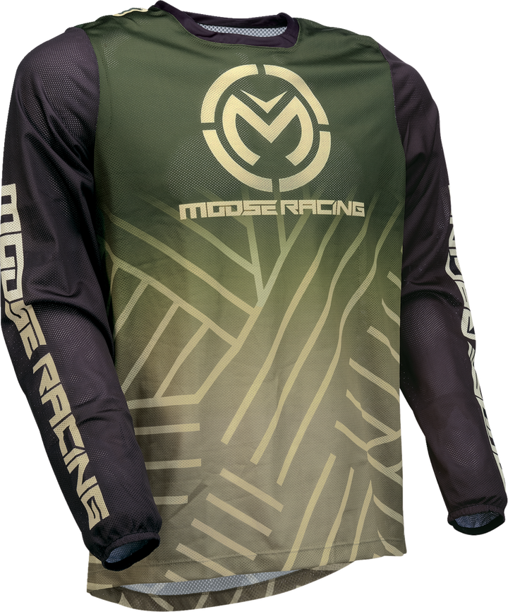 Moose Racing Sahara Jersey - Green/Black