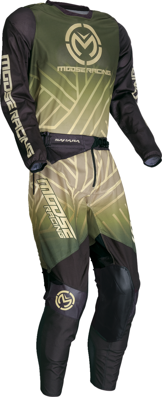Moose Racing Sahara Jersey - Green/Black