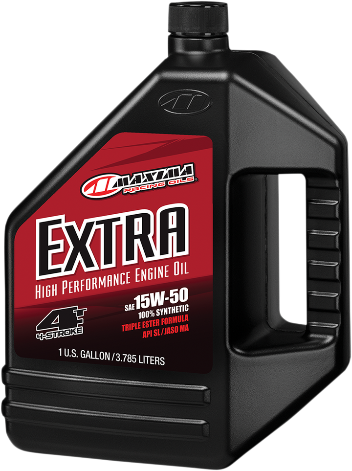 Maxima Extra High Performance Synthetic 4T Engine Oil - 15W-50 - 1 U.S. gal.