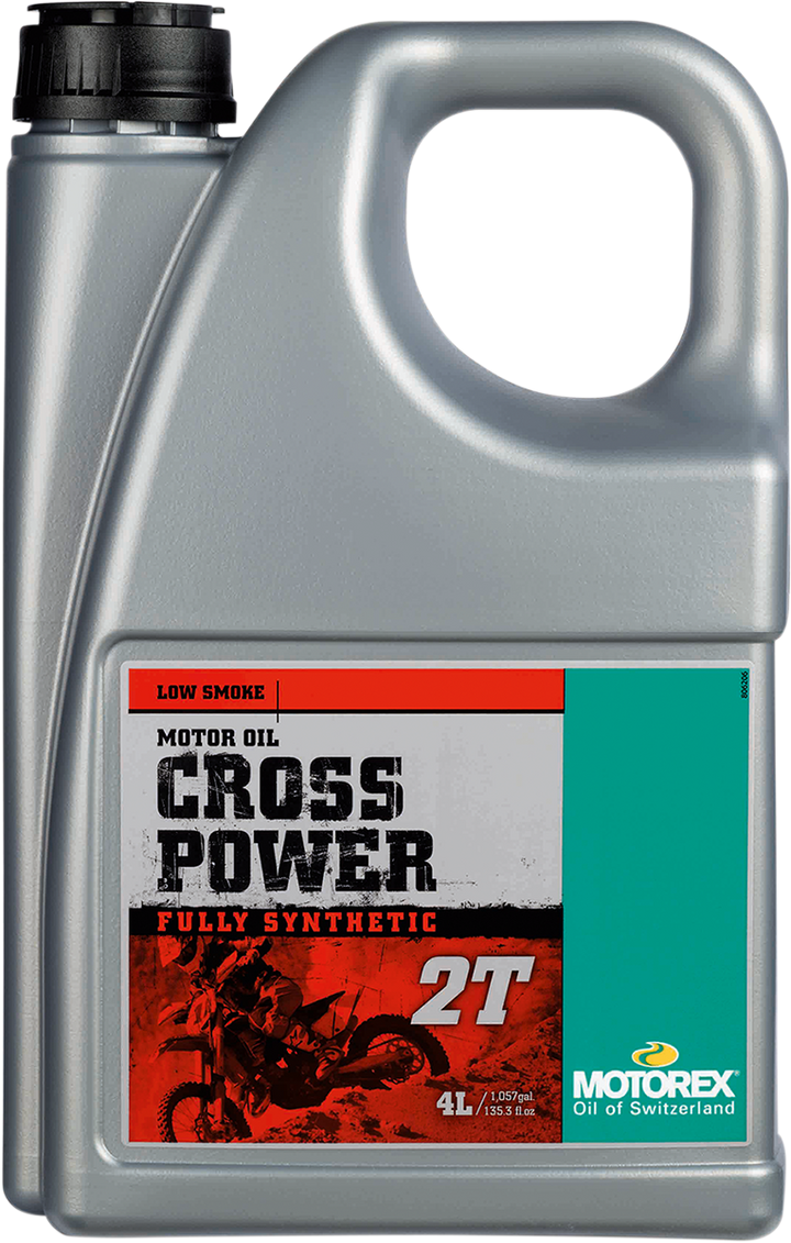 Motorex Cross Power Synthetic 2T Engine Oil - 4L