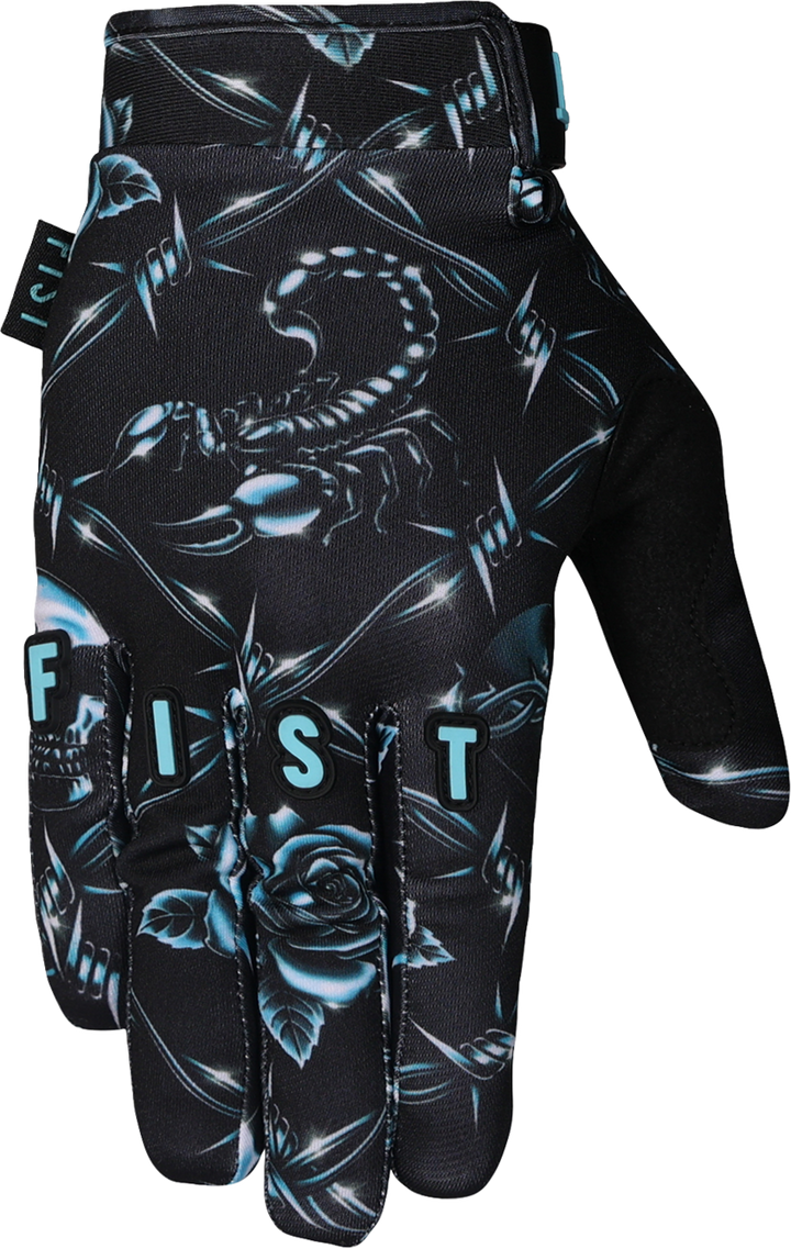 Fist Handwear Strapped Chrome Gloves