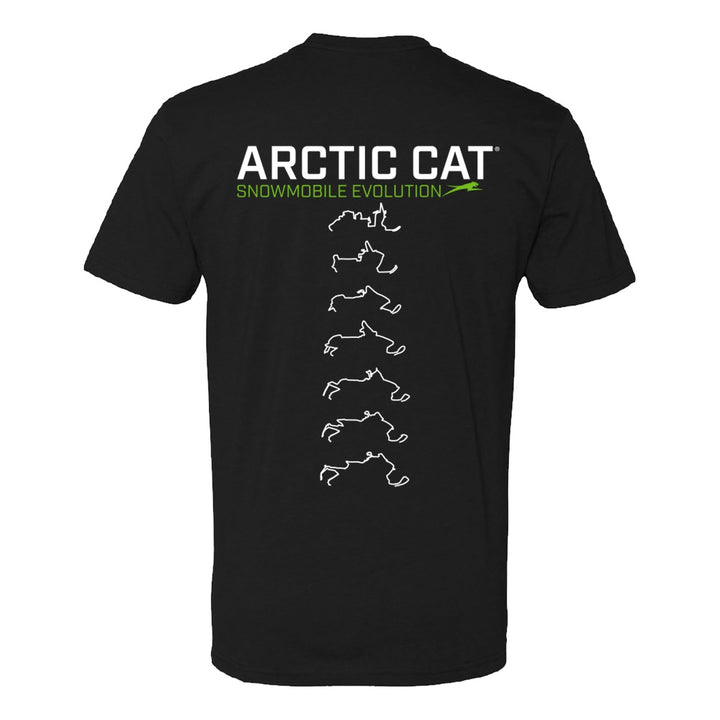 Arctic Cat Evolution T-Shirt - Black, back