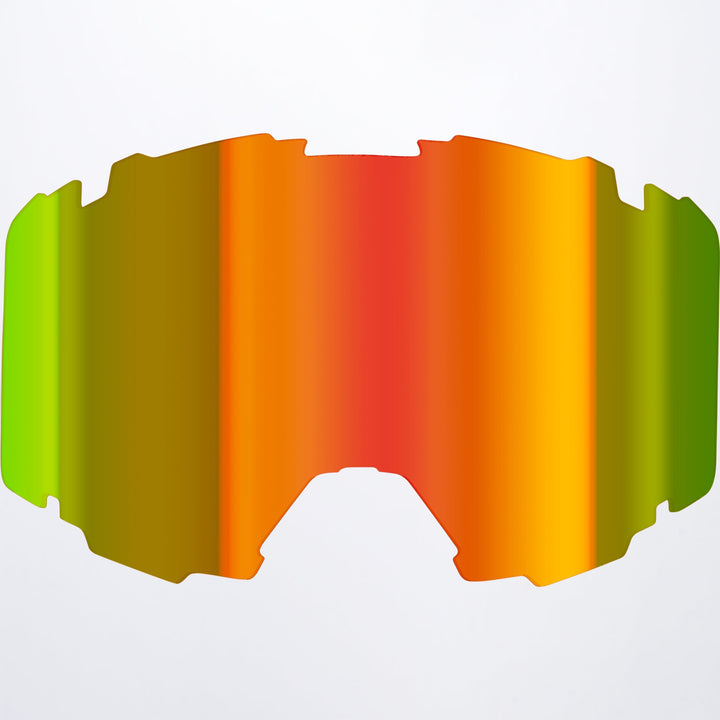 FXR Pilot Clear Dual-Mirror Bronze/Inferno Lens