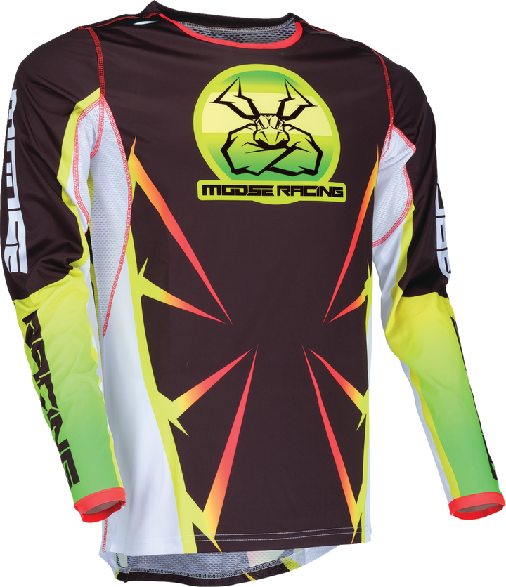 Moose Racing Agroid Jersey - Black/Yellow/White