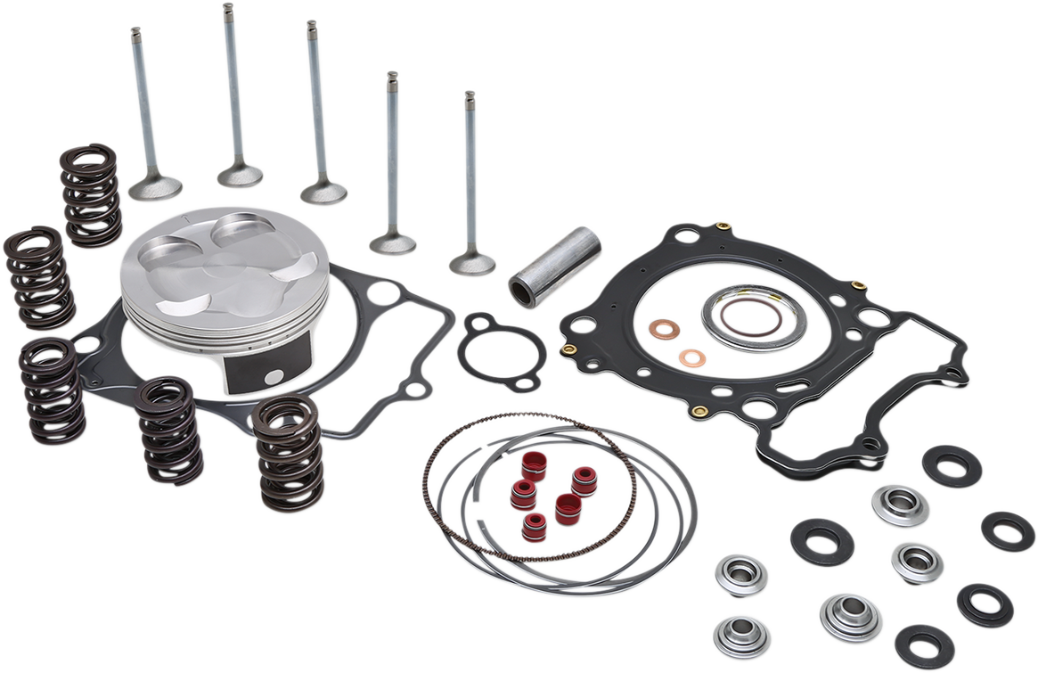 Kibblewhite 80-81900 Top End Rebuild Kit with White Diamond Valves for Yamaha WR450F and YZ450F