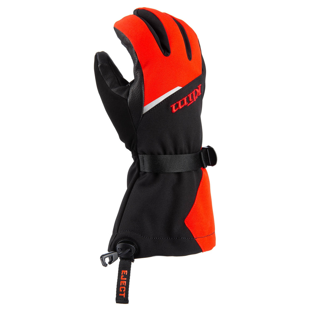 Fusion Gauntlet Glove - Black - Fiery Red